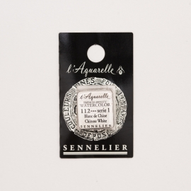 Sennelier Watercolour Half Pan - CHINESE WHITE 