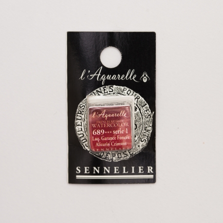 Sennelier Watercolour Half Pan - ALIZARIN CRIMSON 