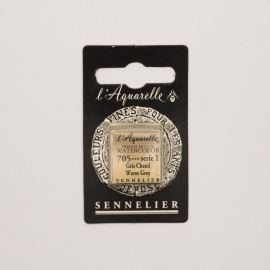 Sennelier Watercolour Half Pan - WARM GREY 