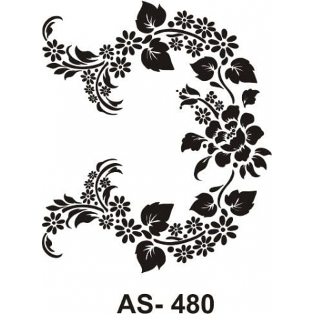 A4 SERIES STENCIL AS480 21 X 29CM 