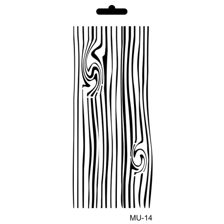 MIX MEDIA STENCIL A4 MU SERIES MU14 10X25