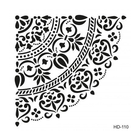 HOME DECOR STENCIL COLLECTION HD-110 45 X 45CM