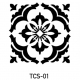 STENCIL HOME DECOR SERIE 45 X 45CM