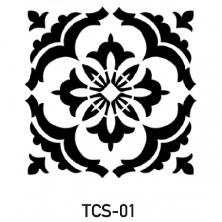 STENCIL HOME DECOR SERIE 45 X 45CM
