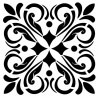 STENCIL HOME DECOR SERIE 45 X 45CM