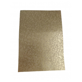 HANDMADE PAPER 250GSM 50 X 70CM - ONE SIDE COATED ROSE M53 MATT GOLD