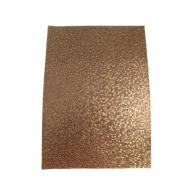 HAND MADE PAPER 250GSM - A4 PEBBLE 07 PURE COPPER