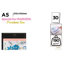 MARKER PAD A5 30 PAGES 190GRS