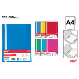 FLAT FILE PLASTIC COLOURED A4