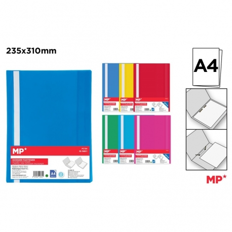 FLAT FILE PLASTIC COLOURED A4