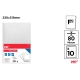 TRANSPARENT PLASTIC POCKETS A4 10 PCS
