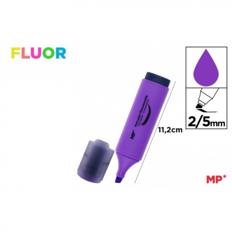 HIGHLIGHTER MARKER FLUORESCENT - PURPLE