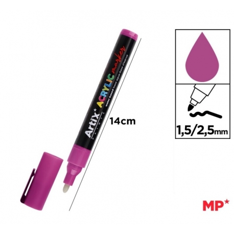 ACRYLIC MARKER - BURGUNDY