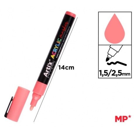 ACRYLIC MARKER - CORAL