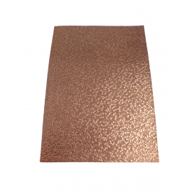 HAND MADE PAPER 250GSM - PEBBLE 15 ROSE GOLD - A4