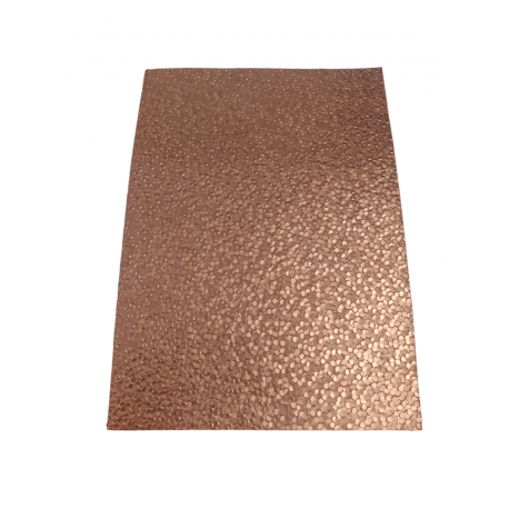 HAND MADE PAPER 250GSM - PEBBLE 15 ROSE GOLD - A4