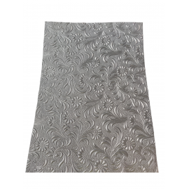 HAND MADE PAPER 250GSM - FLORALIE M81 MATT SILVER - A4