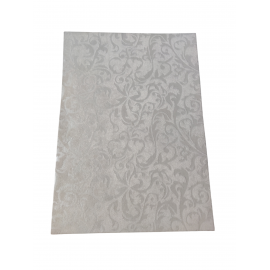 HAND MADE PAPER 250GSM - BAROQUE M81 WHITE FLOCK - A4