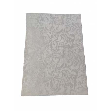 HAND MADE PAPER 250GSM - BAROQUE M81 WHITE FLOCK - A4