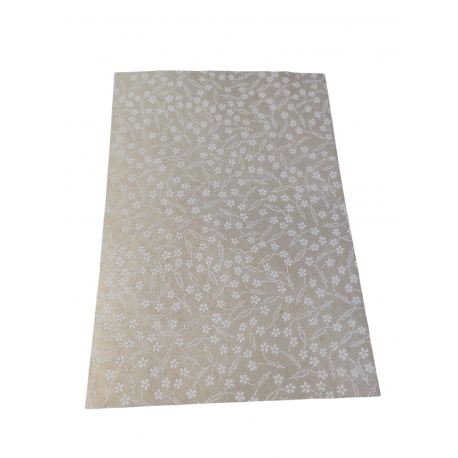 HAND MADE PAPER 250GSM - WILD FLOWER 17 MATT GOLD - A4