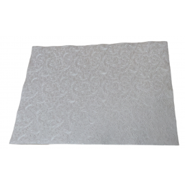 FLORALIE M81 MATT SILVER HANDMADE PAPER 250GSM 50 X 70CM - ONE SIDE COATED 