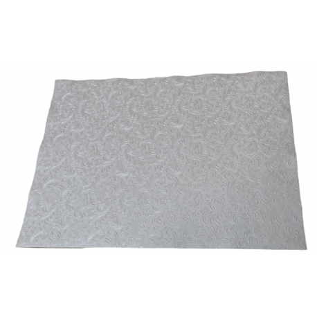 FLORALIE M81 MATT SILVER HANDMADE PAPER 250GSM 50 X 70CM - ONE SIDE COATED 