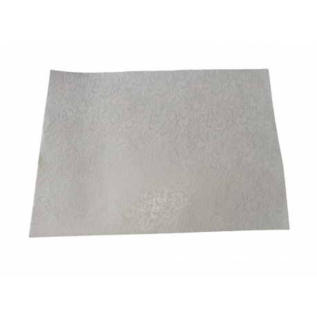 BAROQUE M81 - WHITE FLOCK HANDMADE PAPER 250GSM 50 X 70CM - ONE SIDE COATED 