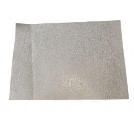 BAROQUE M55 - WHITE FLOCK HANDMADE PAPER 250GSM 50 X 70CM - ONE SIDE COATED 
