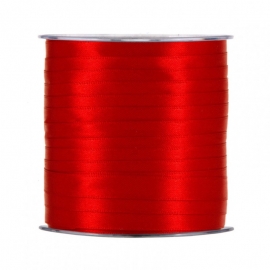 SATIN RIBBON 10MM - RED BY THE METER