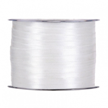 SATIN RIBBON 3MM - RED BY THE METER