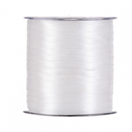 SATIN RIBBON 10MM - WHITE BY THE METER