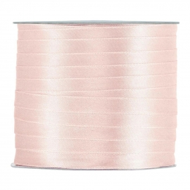 SATIN RIBBON 3MM - RED BY THE METER