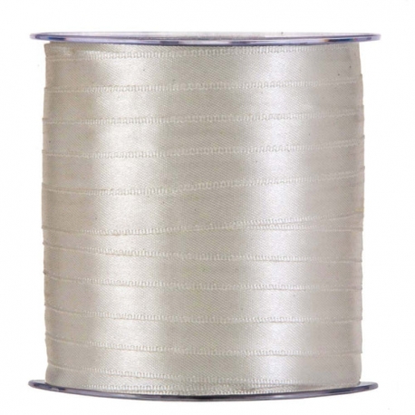 SATIN RIBBON 10MM - IVORYBY THE METER