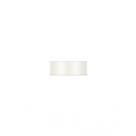 SATIN RIBBON 25MM - IVORY BY THE METER