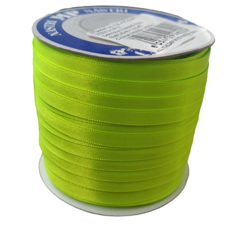 SATIN RIBBON 3MM - RED BY THE METER