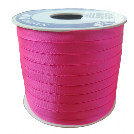 SATIN RIBBON 3MM - RED BY THE METER