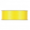 SATIN RIBBON 25MM - YELLOW BY THE METER