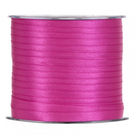 SATIN RIBBON 3MM - RED BY THE METER