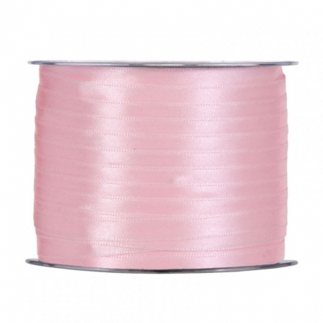 SATIN RIBBON 3MM - PINK BY THE METER