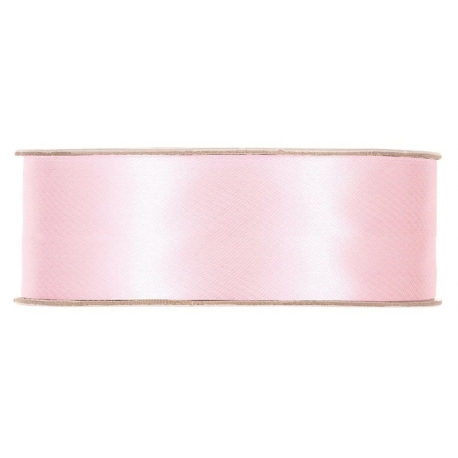 SATIN RIBBON 25MM - PINK BY THE METER