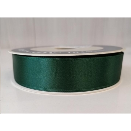 SATIN RIBBON 25MM - EMPIRE GREEN BY THE METER