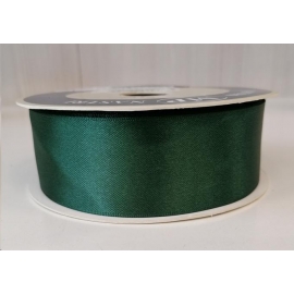 SATIN RIBBON 40MM - EMPIRE GREEN BY THE METER