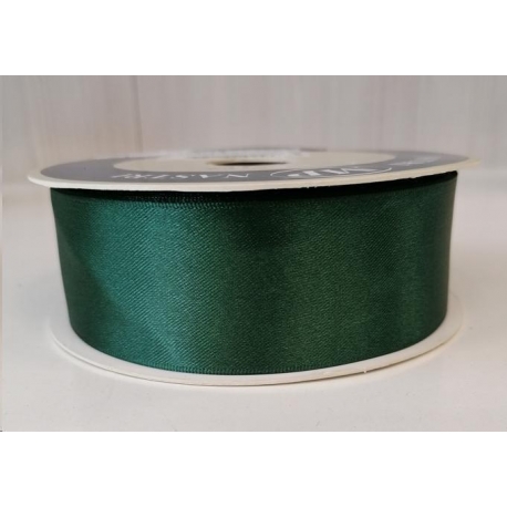SATIN RIBBON 40MM - EMPIRE GREEN BY THE METER