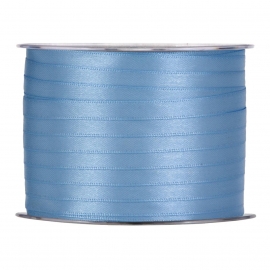 SATIN RIBBON 3MM - LIGHT BLUE BY THE METER