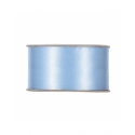 SATIN RIBBON 40MM - LIGHT BLUE BY THE METER