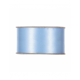 SATIN RIBBON 40MM - LIGHT BLUE BY THE METER