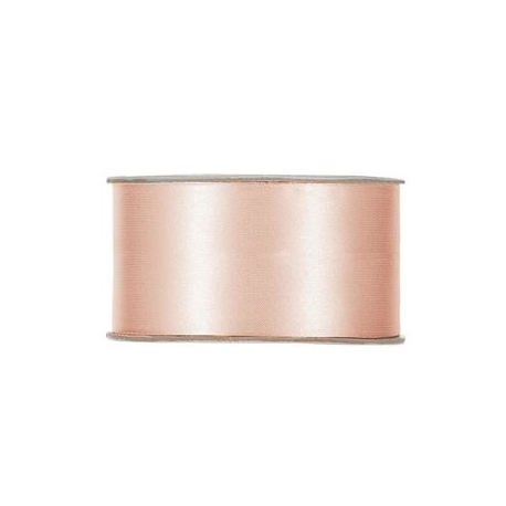 SATIN RIBBON 40MM - PEACH BY THE METER