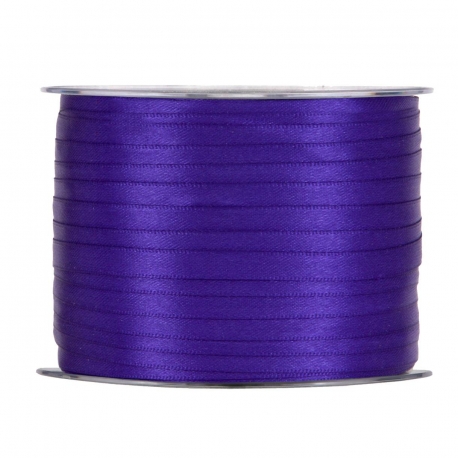SATIN RIBBON 3MM - VIOLET BY THE METER