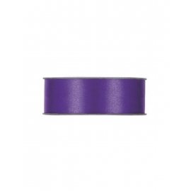 SATIN RIBBON 25MM - VIOLET BY THE METER