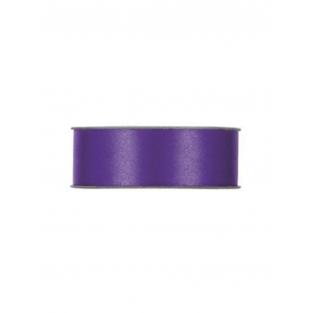 SATIN RIBBON 25MM - VIOLET BY THE METER